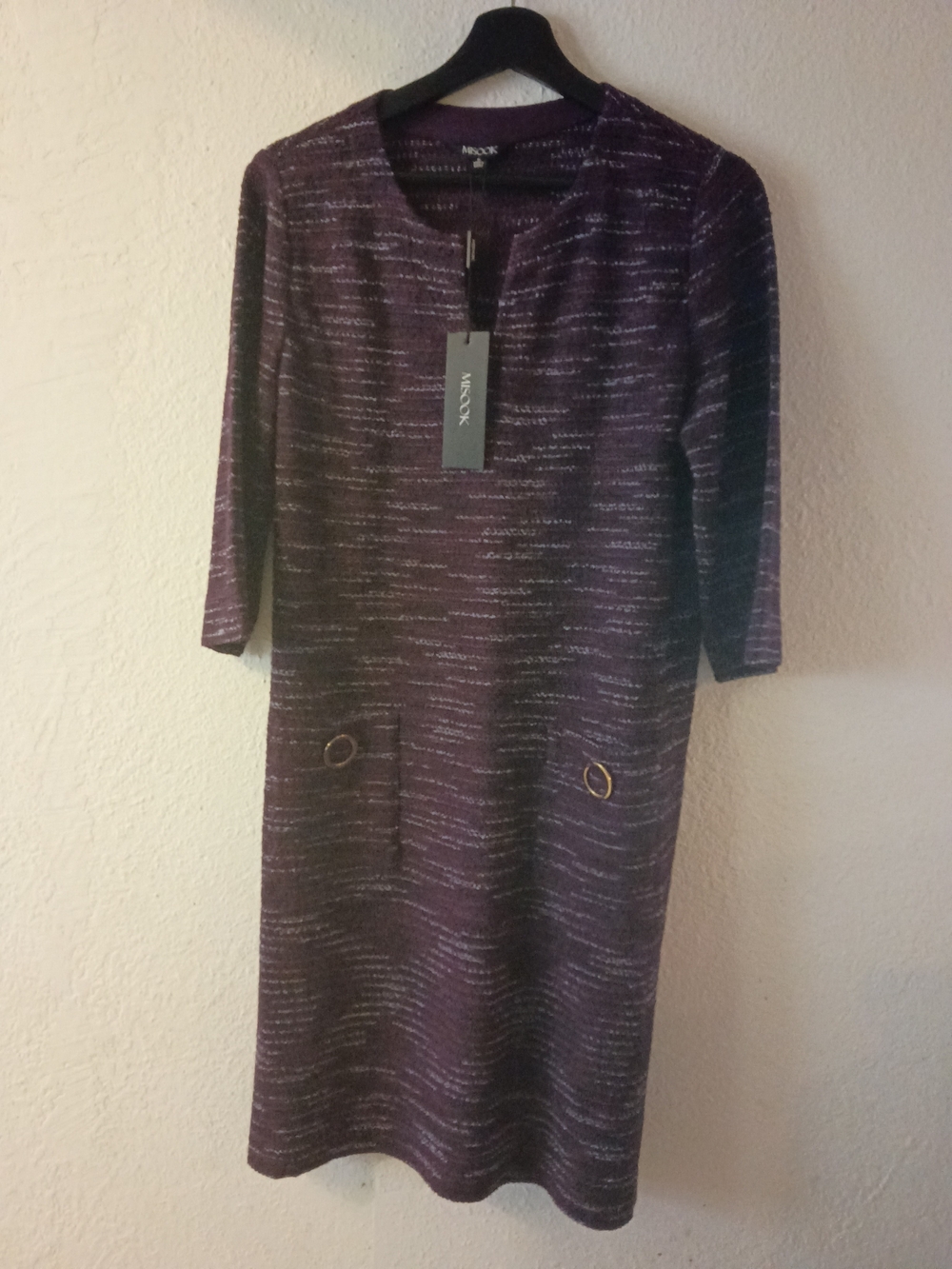 Misook Plum Textured Knit Women's Sweater - Picture 7 of 13